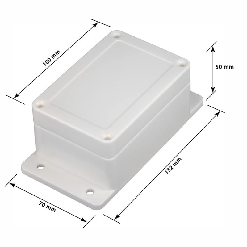 Junction Box ABS Housing 132 x 70 x 50 mm