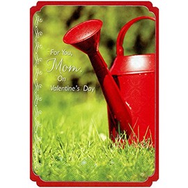 Watering Can: Mom - Designer Greetings Valentine's Day Card