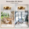 Flush Mount Caged Ceiling Fan: 20" Caged Ceiling Fan with