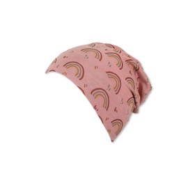 Sterntaler Unisex Children's Slouch Beanie Rainbow Children's Hat, Pale Pink