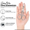 Toenail Scissors - Made of Polished Stainless Steel | Precise
