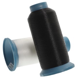 Gatuida 2 Rolls Professional Nylon Sewing Thread for Hand Stitching Sewing Machines Black White Durable Non Fraying