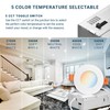 PARMIDA (12 Pack) 3 Inch 5CCT Ultra-Thin LED Recessed Ceiling
