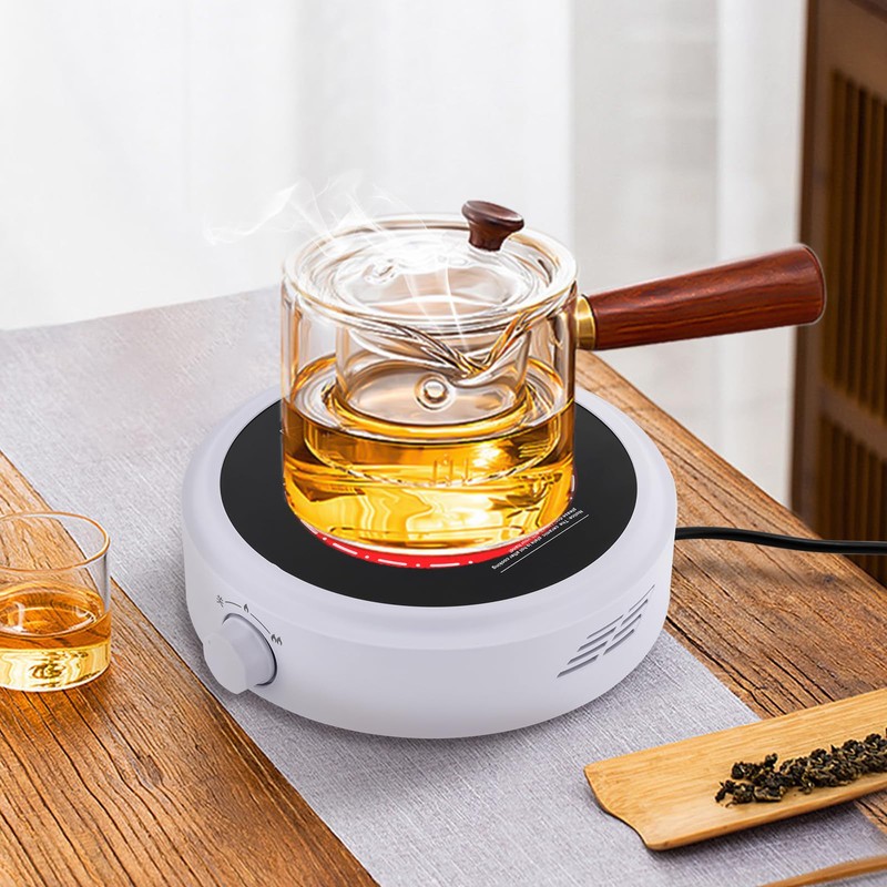 Portable Electric Stove 700W Induction Cooktop Burner Adjustable Power(First Gear:
