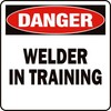 CafePress Welder Oval Car Bumper Sticker