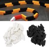 60pcs RC Car Barrier Black White RC Car Race Track