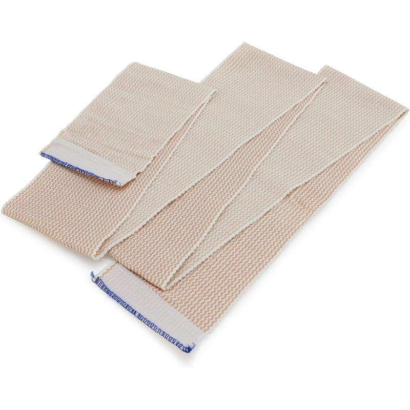Vakly Elastic Bandage Wrap Rolls with Self-Closure [Pack of 10]