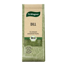 BioWagner - Organic Dill | Fresh Herbal Note for Fish Dishes and Sauces | Natural Organic Ingredients | Recyclable Packaging | 20 g
