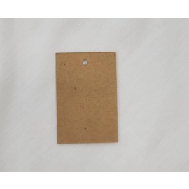 Saga Selection 100 Blank Kraft White- Unstring Gift Hang Tags Price Inventory Cardstock Tags - Kraft