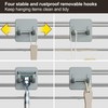 Orimade 4 Tier Adjustable Anti-slip Shower Caddy over Shower Head,Rustproof