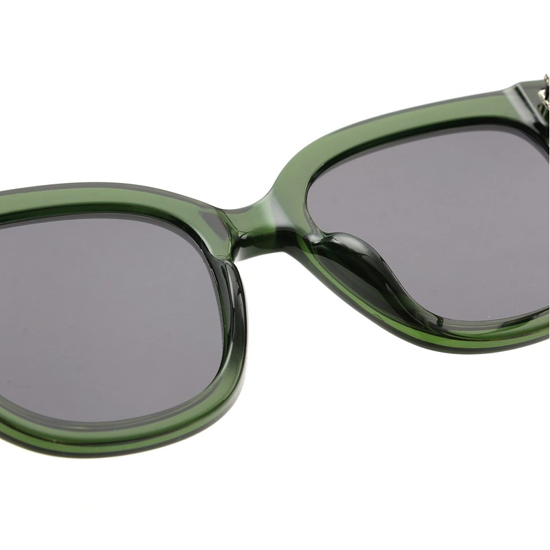 A.kjaerbede Billy Dark Green Transparent Sumglasses