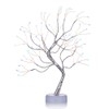 Decorative LED Shimmer Tree, 49 cm Mini Christmas Tree, Illuminated