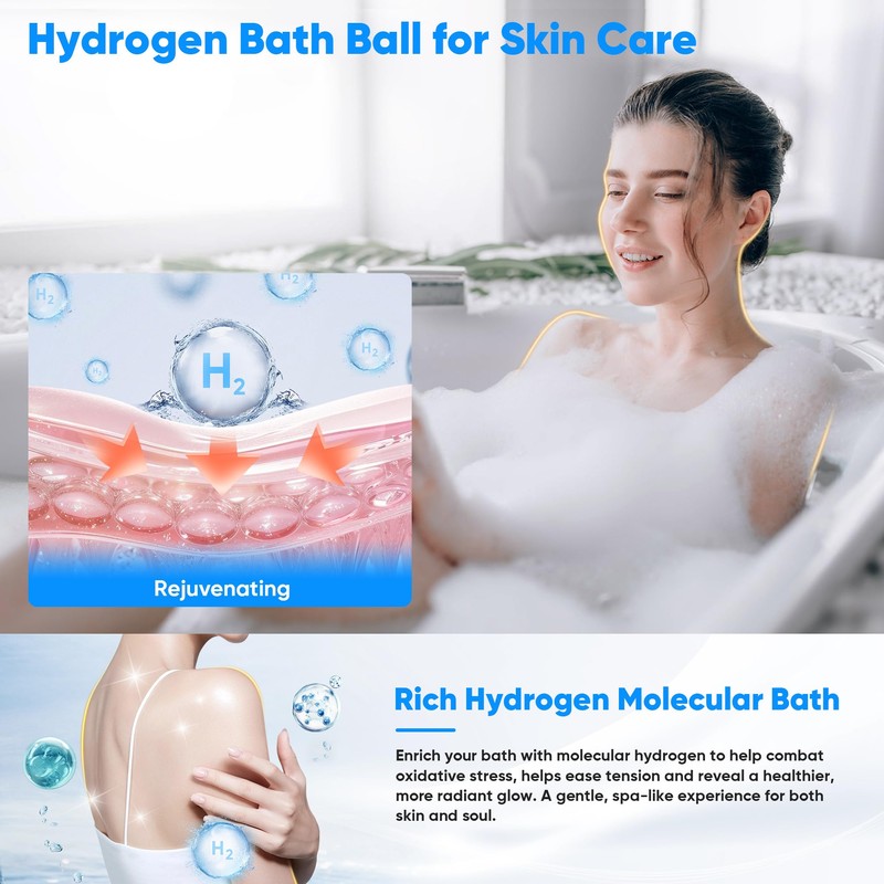 Hydrogen Bath Ball Tablets Bombs for Muscle & Stress Relief