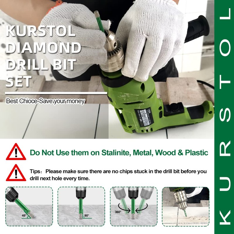 Porcelain Tile Diamond Drill Bits - Dry Diamond Hole Saw