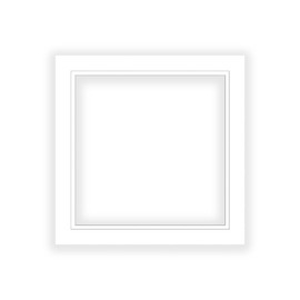 16x16 Mat for 12x12 Photo - Precut White on White Double Mat Picture Matboard for Frames Measuring 16 x 16 Inches - Bevel Cut Matte to Display Art Measuring 12 x 12 Inches - Acid Free ONE MAT
