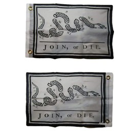 "Flags & Signs" 12x18 Join or Die Gadsden 2 2-ply Nylon Flag 12x18 Inch a-1-5878