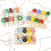 Design wooden clip string Set number 10P 4ea