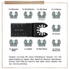 10-piece saw blades set, mix blades, multi-tool saw blade, oscillating
