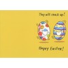 Sellers Publishing RSVP Two Colorful Easter Eggs on Green: Knock