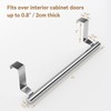 Stainless Steel Over Door Towel Rack Bar Holders for Universal