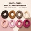 8 Pcs Hair Scrunchies for Women - Seamless Polyester Scrunchies
