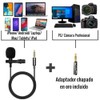 WIAR Micrófono de Solapa Lavalier Profesional para Celular Smartphone Tablet