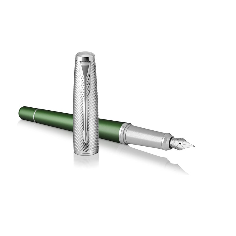 Parker Urban Fountain Pen, Premium Green with Fine Nib and
