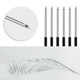 Guapa 20PCS Premium Eyebrow Transplant Needles for Precise Hair Implantation (20PCS)