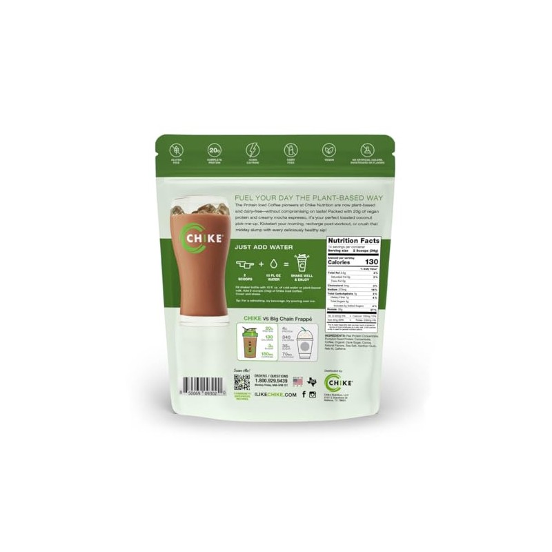 Chike Coconut Mocha Iced Coffee Plant Protein, 16.8 OZ