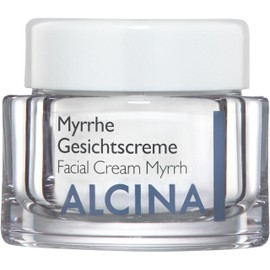 ALCINA Myrrhe Gesichtscreme - 1 x 50 ml - Trockene Haut - Versorgt besonders trockene Hautstellen - Reduziert Trockenheitsfältchen