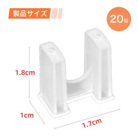 winova 20 Pcs AC Outlet Cap Durable PP Material Transparent Waterproof Protective Cap for Home Appliance Computer Anti-Tracking