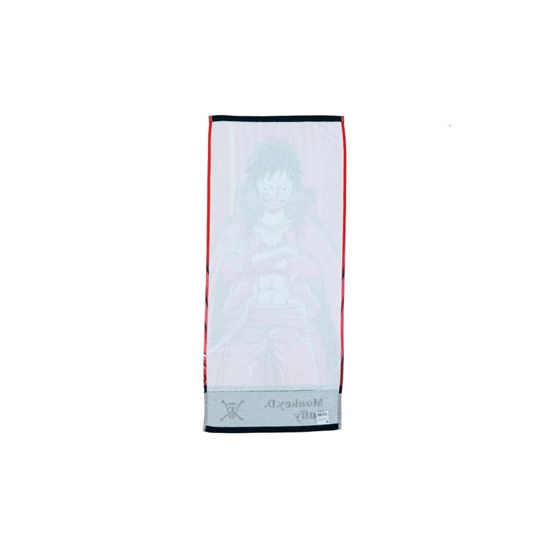 Marushin 6765010900 Face Towel, One Piece, Luffy Shot Characters, Antibacterial,