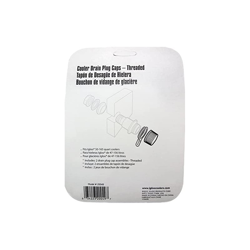 IGLOO Cooler Accessories | Plugs and Spigots