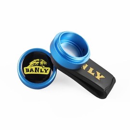 Banly Magnetic Pool Chalk Holder with Fixed Belt Clip, Portable Magnetic Clip Pocket Chalker, Mini Chalk Holder Pool Billiards, Pool Cue Chalk Case Container Box for Billiard