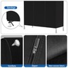 Zilink 50'' Garment Rack Cover Dustproof Clothes Rack Cover Breathable