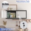 STEELIST Metal Garage Storage Cabinet, Locking Cabinet Wall Mounted, 12.8"