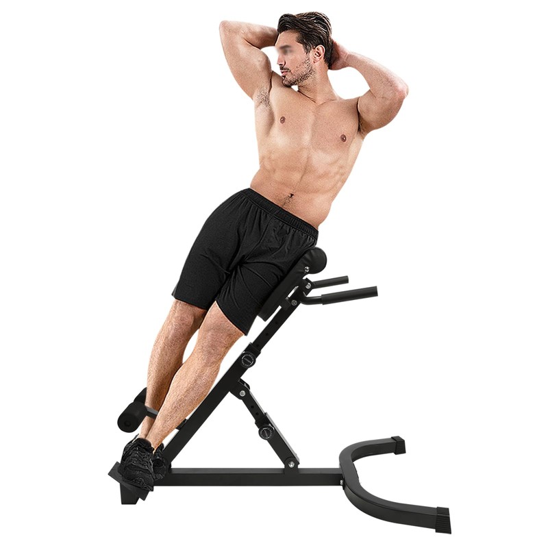 BYGOVICE Foldable Hyperextension Roman Chair, Hyperextension Bench for Home Gym