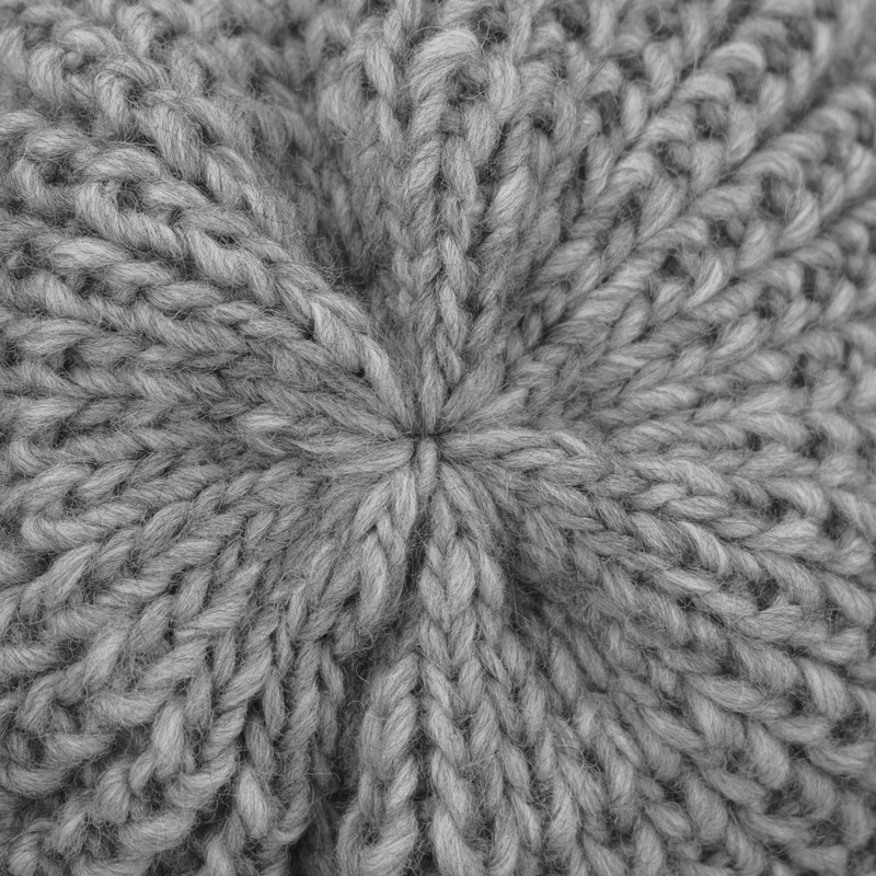 Melegari Knitted Hat Oversize Beanie Floppy Rasta Patty Hat Alpaca