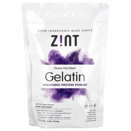 etc Zint, Gelatin Concentrated Protein Powder, Grass-fed Beef, 454g (454g) / Zint, 젤라틴 농축 단백질 파우더, 목초 사육 소고기, 454g (454g)