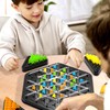 JAONLD Chain Triangle Chess Game, Fun Triangle Elastic Band Game