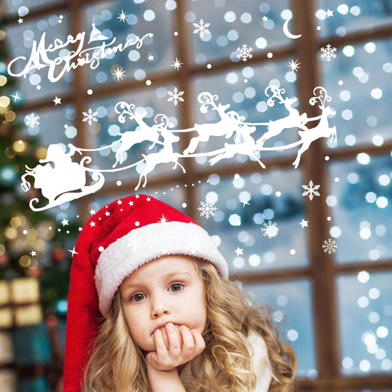 LessMo Christmas window sticker (bells).