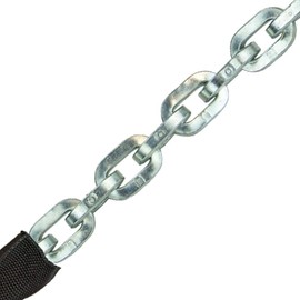 VULCAN Security Chain - Premium Case-Hardened - 3/8 Inch x 6 Foot Chain Cannot Be Cut with Bolt Cutters or Hand Tools