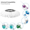 5PCS Microfiber Replacement Mop Head Spin Mop Head Replacement 5-Pack,