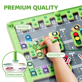 zhiwuzhu Magnetic Alphabet Maze,Montessori Toys,Alphabet Puzzle Toddler Toys for Ages 2-4,Sensory Toys Fine Motor Skills,Birthday Gifts for Kids