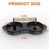 KEESHA Double Burger Press, Cast Iron Hamburger Press Patty Maker,