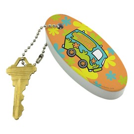 GRAPHICS & MORE Scooby-Doo The Mystery Machine Floating Keychain Oval Foam Fishing Boat Buoy Key Float