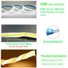 HAASHADA COB LED Strip Lights, Dimmable AC110V-130V 16.4ft Super Bright