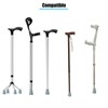 4 Pcs Crutch Tips 3/4 Inch Non Slip Walking Cane