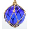 Fischer Balls Glass & Rope/Sisal Twine – Blue