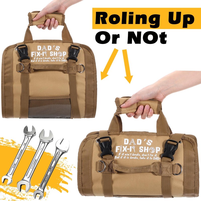 Hillban Roll up Tool Bag and Kraft Paper Box Set